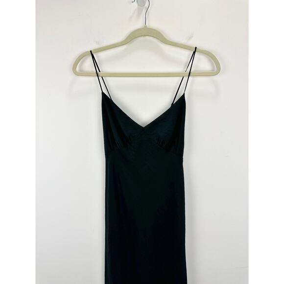 Madewell Sleek Black Midi Dress - Picture 9 of 15